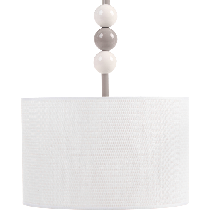 Hängeleuchte LOKY Metall Weiß Beige