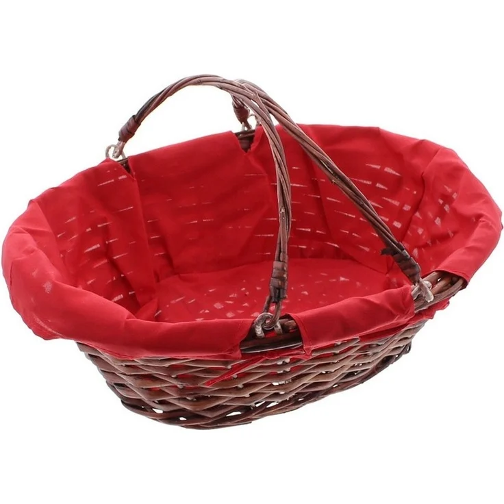 Füllkorb Flechtkorb Einkaufskorb Flaschenkorb Korb Weidekorb natur Bügelkorb – Bild 5