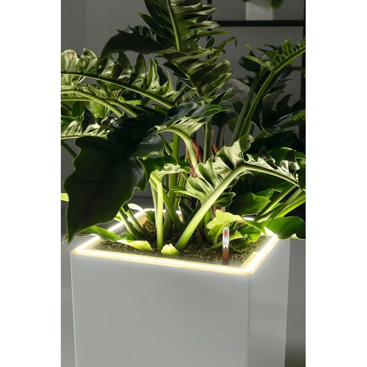 Lechuza® Pflanzkübel Canto Premium High 40 LED anthrazit metallic – Bild 6