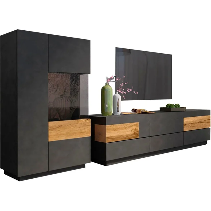INOSIGN Wohnwand Silke, (Set, 2-St), (2-tlg) – Bild 1