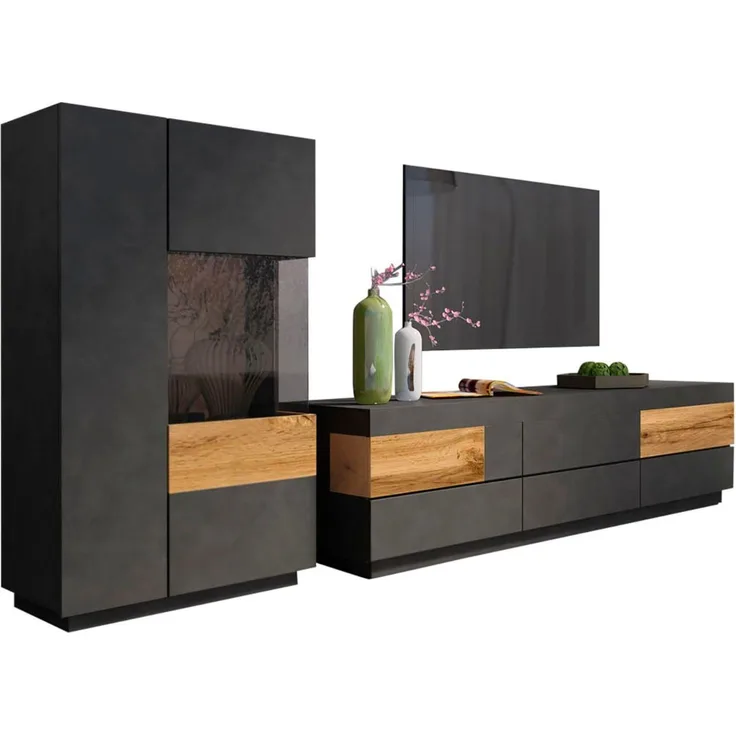 INOSIGN Wohnwand Silke, (Set, 2-St), (2-tlg)