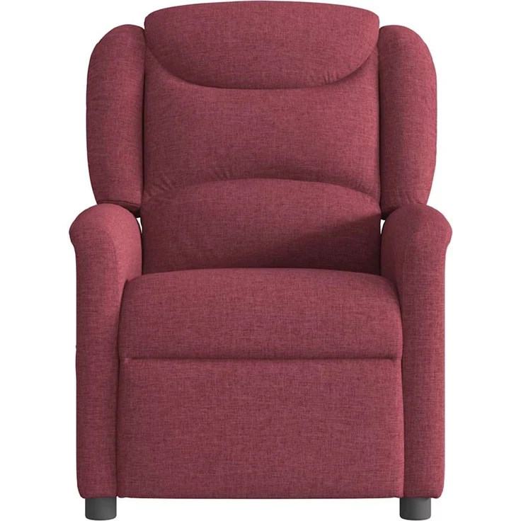 vidaXL Massagesessel Weinrot Stoff 4015609 – Bild 3