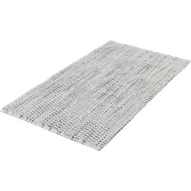 Kleine Wolke Badematte Sway, Höhe 10 mm, rutschhemmend beschichtet, fußbodenheizungsgeeignet, Baumwolle, quadratisch, Badteppich, Uni Farben mit Melange Effekt – Bild 6