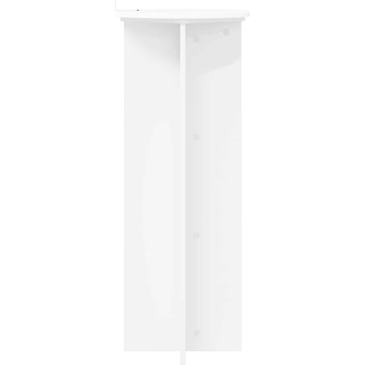vidaXL Pflanzenständer 2 stk. Weiß Ø40 x 100 cm Holzwerkstoff 899690 – Bild 7