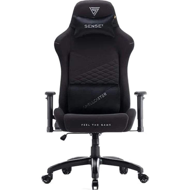 SENSE7 Spellcaster Senshi Edition XL Gaming Stuhl, HDF Platte, Black – Bild 4