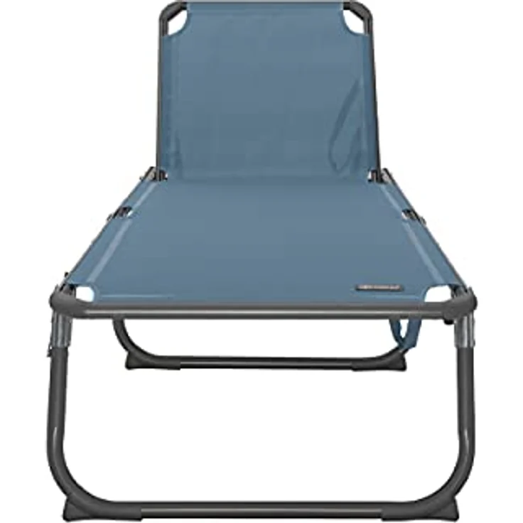 HOMECALL Aluminium-Klappliege, Textilene-Gewebe, 200x70 cm, Max. Tragkraft 150 kg - Blau – Bild 4