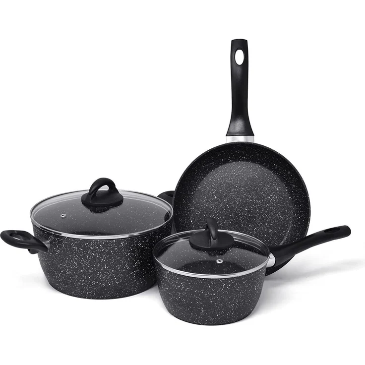 JOEJI’S KITCHEN PFANNEN-SET Aluminium Unbekannt 3-tlg (H 12 x T 20 x B 20 cm) – Bild 1