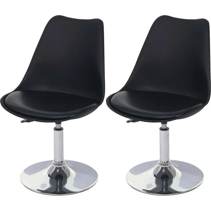 MCW Esszimmerstuhl Vaasa T501-2-h (Set, 2 St), 2er-Set, Frei drehbar um 360°, Höhenverstellbar – Bild 4