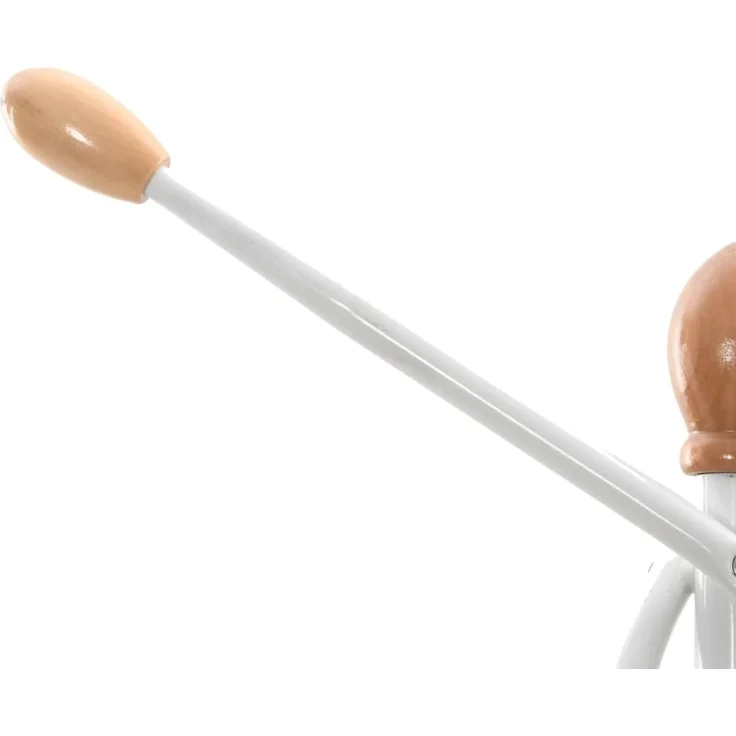 vidaXL Garderobenständer Weiß 176 cm Pulverbeschichtetes Eisen 377084 – Bild 6