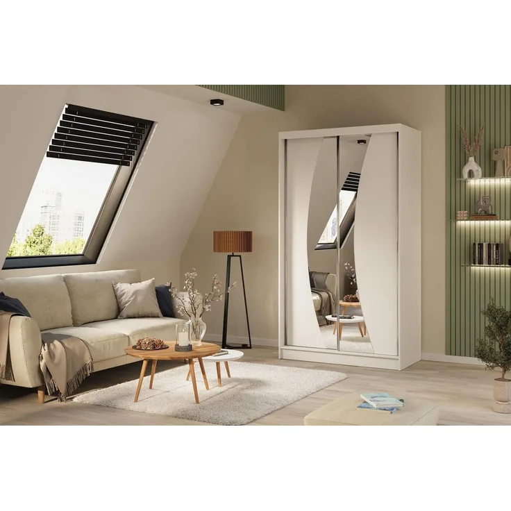 Beautysofa Kleiderschrank Vox mi Schiebtüren