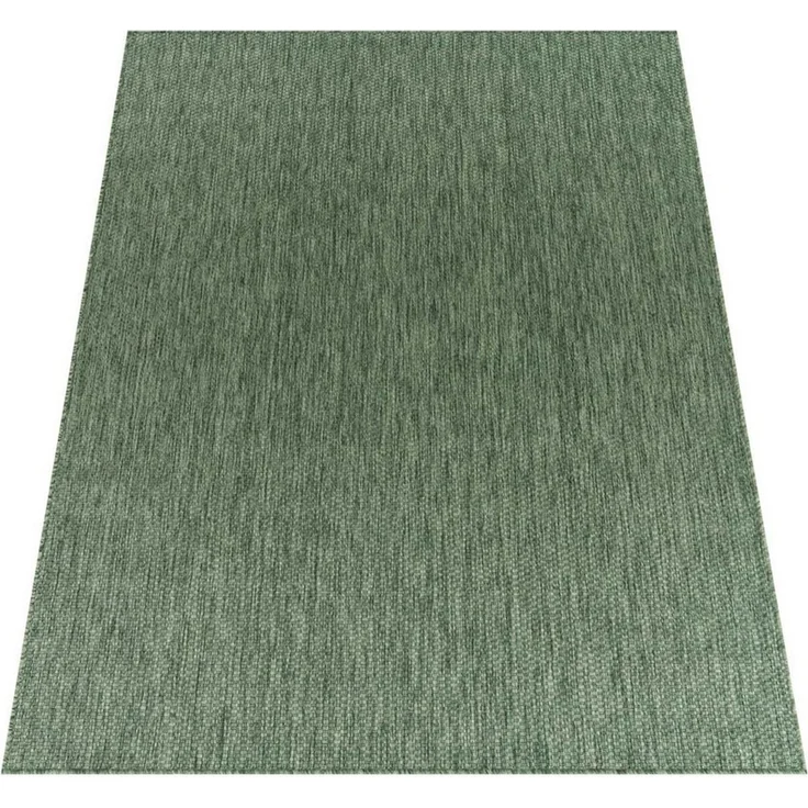 TaraCarpet Teppich Tara Carpet Columbia Meliert In & Outdoor auch für die Küche, rechteckig, Höhe: 5 mm, Balkon Terrasse Wintergarten grün meliert Esszimmer 80x150 – Bild 2