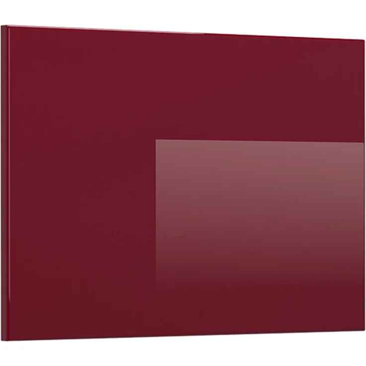 Küchenfront R-Line Rot Hochglanz 59.6 x 36 cm Möbelfront für den flachen Hängeschrank Vicco – Bild 1