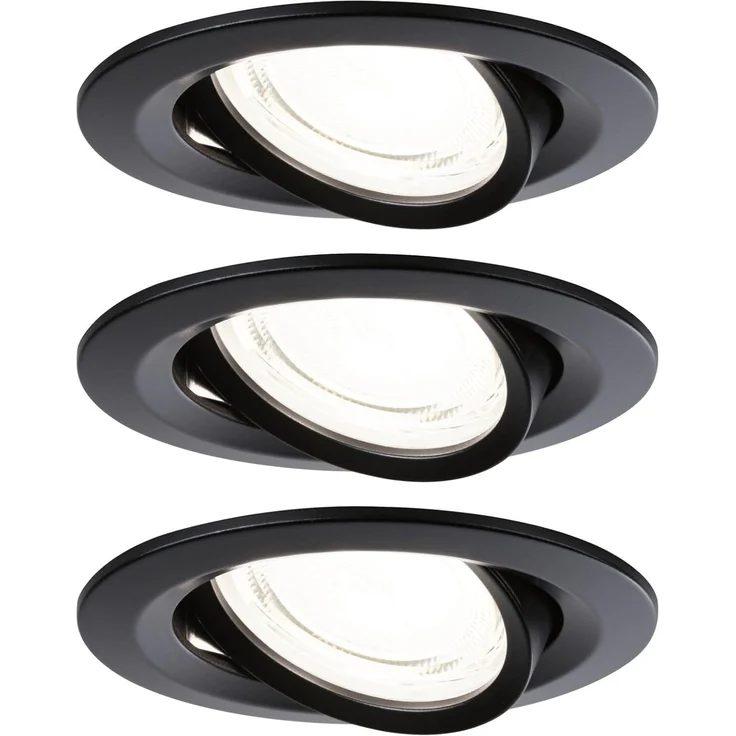Paulmann 92457 LED Einbauleuchte Nova Coin 3er-Set rund 4000K Schwarz – Bild 10