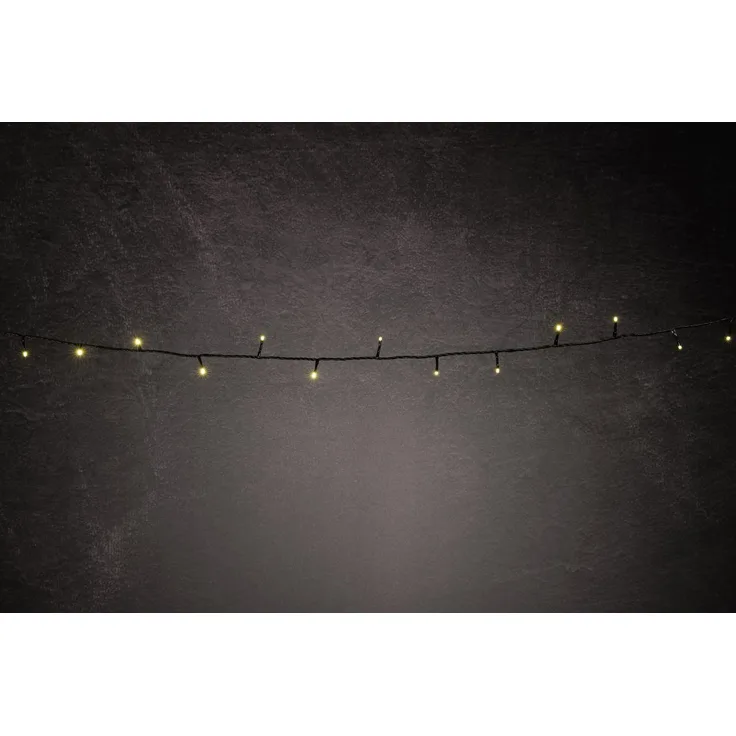 TrendLine LED-Lichterkette Classic Außen 17,4 m warmweiß mit Timer, Dimmer