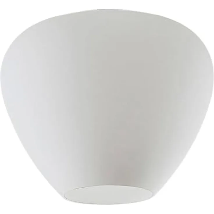 Lindby Deckenleuchten Bibiane, LED, Glas Weiß IP20, 1 x 15 W