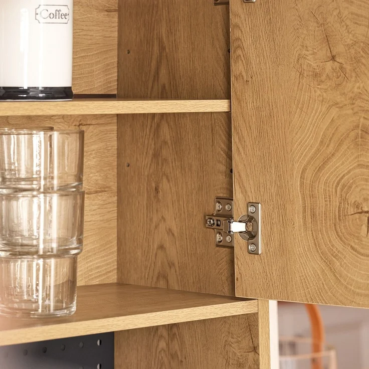 SoBuy FSB98-N Sideboard, Spanplatte, Papierfurnier, Helle Eiche, 60 x 170 x 40 cm – Bild 6