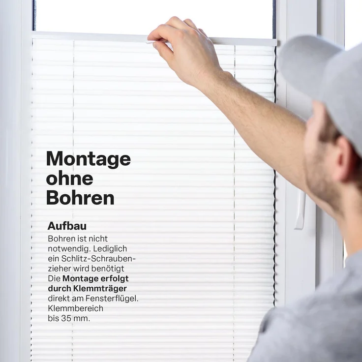 Plissee Faltstore 45x150 cm – Bild 3