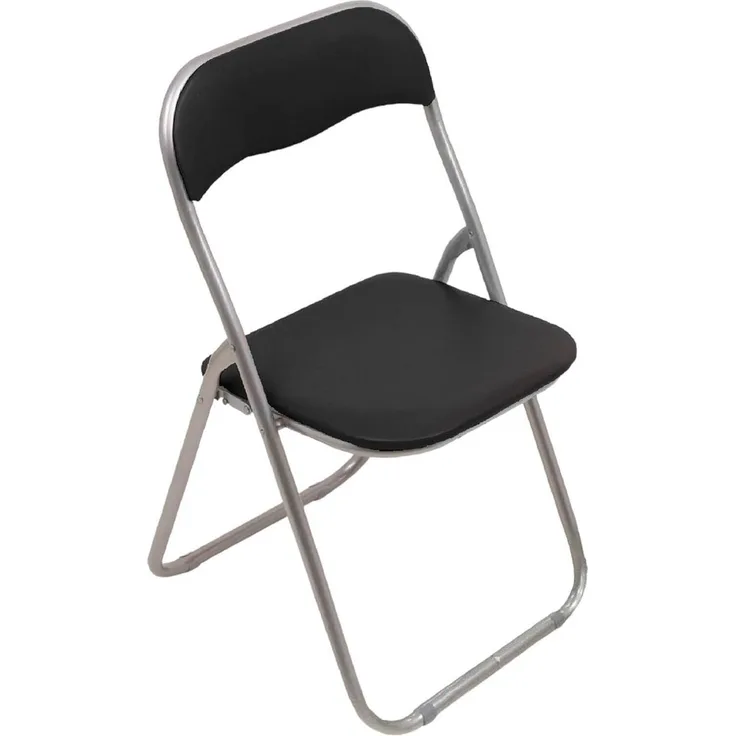 Dmora Klappstuhl, Farbe schwarz, Maße 43 x 47 x 78 cm