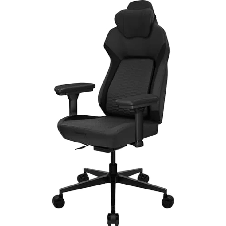 ThunderX3 CORE Smart Ergonomischer Gaming Stuhl, atmungsaktive Materialien, gepolsterte 3D-Armlehnen, belasten bis 125 kg, Racer Schwarz – Bild 3