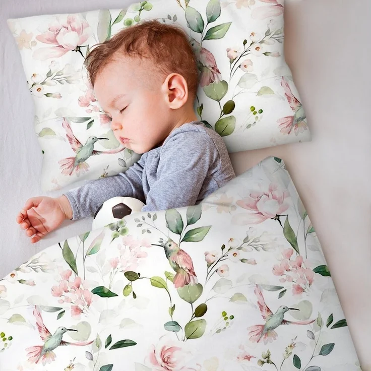 Amilian Kinderbettwäsche 100x135 - Bettwäsche Kinder - Kopfkissenbezug 40x60 cm Babybettwäsche, 2 teilig, 100% Baumwolle, für Mädchen und Jungen – Bild 2