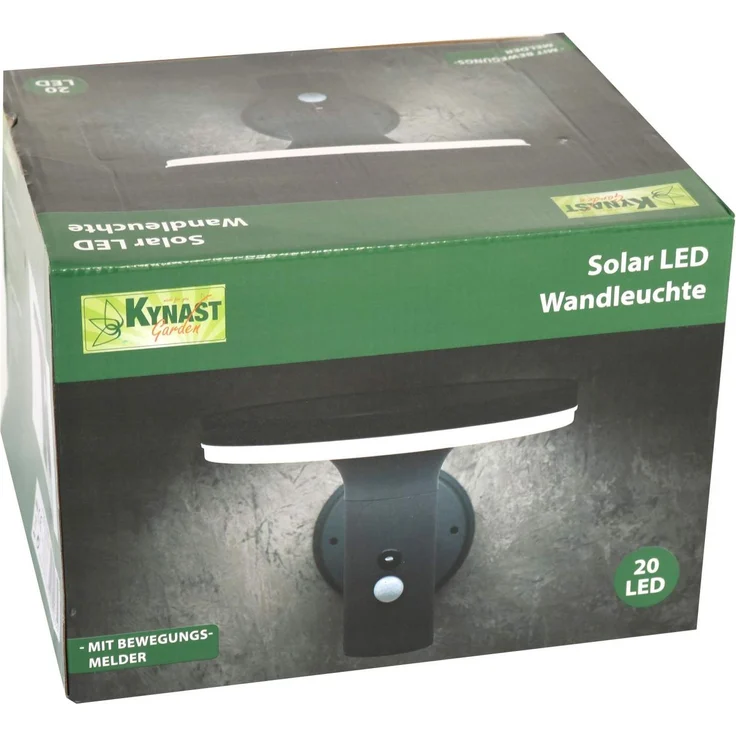 Kynast Solar LED Wandleuchte 24x21x16 cm IP44 mit Bewegungsmelder – Bild 6