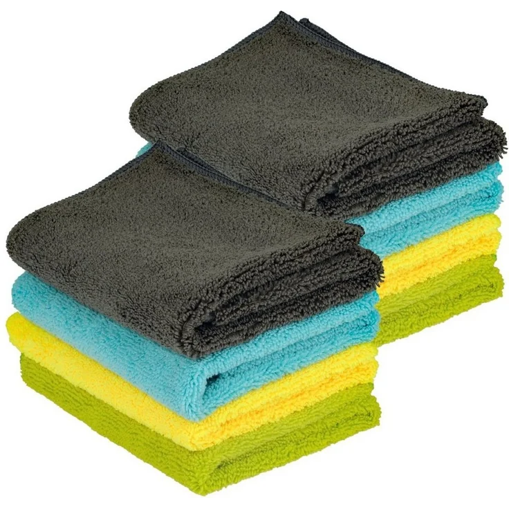 Mach1 Geschirrtuch Premium 2-in-1 Mikrofasertücher 40 x 40 cm 400g/m² in Profiqualität, (8-tlg) – Bild 2