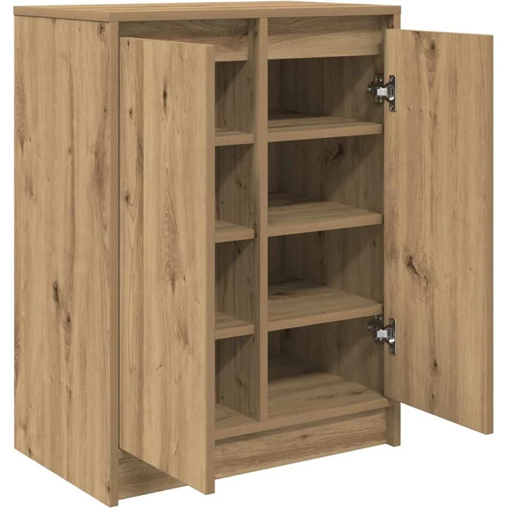 vidaXL Schuhschrank Artisan-Eiche 57x34x76 cm Holzwerkstoff 861876 – Bild 5
