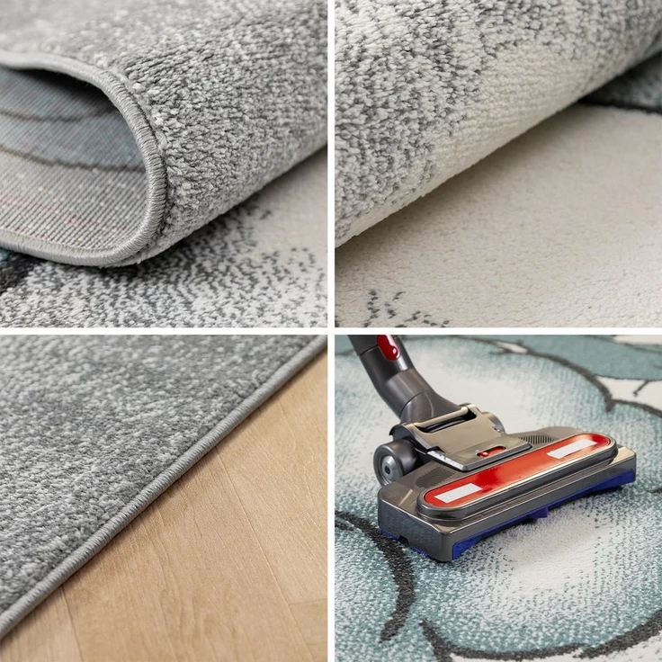 Carpettex Kinderteppich Bär Design, Läufer, Höhe: 11 mm, Kinderteppich Bär-Design Blau Baby Teppich Kinderzimmer Pflegeleicht – Bild 2