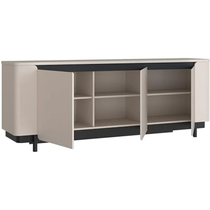 Sideboard Venedig / Vodol, Holzwerkstoff, Beige, 205 x 78 x 45 cm – Bild 7