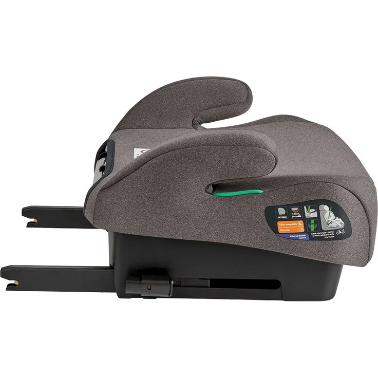 Kikkaboo Kindersitz, i-Size Sitzerhöhung i-Boost (125-150cm) ISOFIX Rückenlehne braun – Bild 4