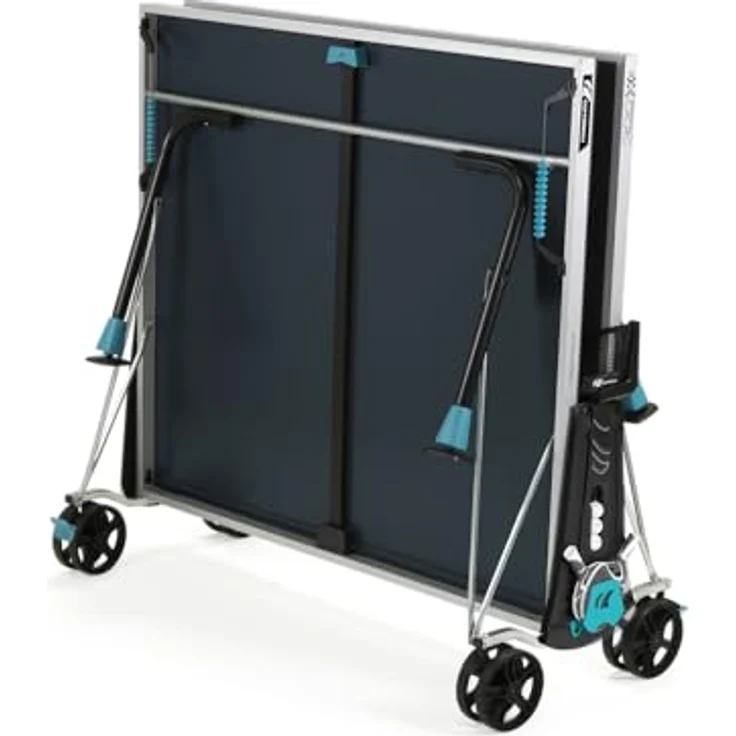Cornilleau 300X Outdoor Tischtennisplatte, robuste Melaminharzplatte, höhenverstellbar, blau – Bild 5