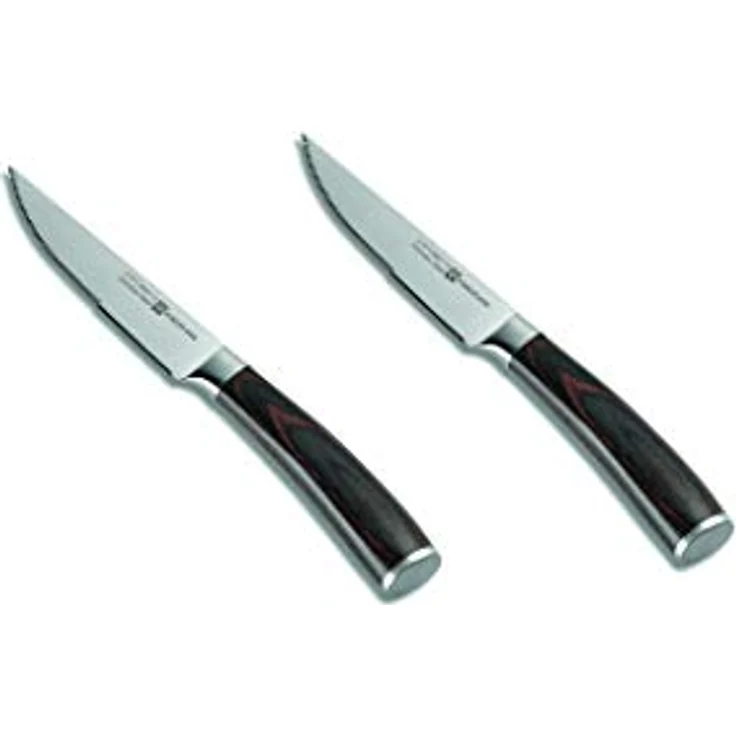 Schulte-Ufer Steakmesser-Set Riku 2-tlg, Fleischmesser, Messer, Klingenstahl, Schichtholzgriff, 61623 – Bild 2