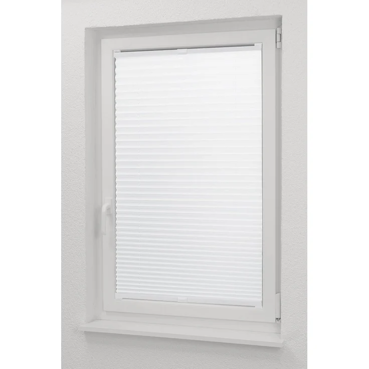 Lysel - Qualitätsplissee Crush Tageslicht weiß - Plissee in der Größe (Bx H) 95cm * 130cm – Bild 7