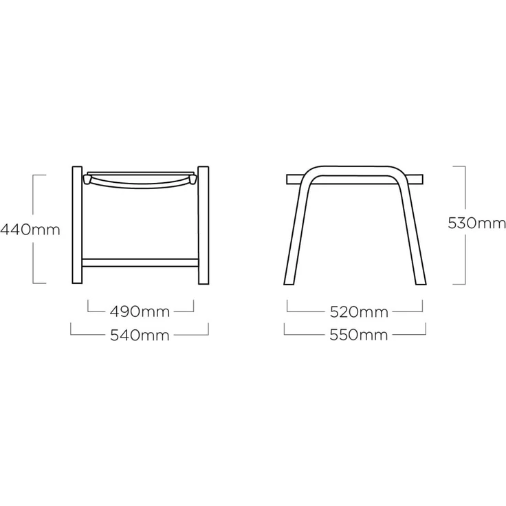 Kettler Basic Plus Hocker Weiß/Hellgrau 0301203-5200 – Bild 3