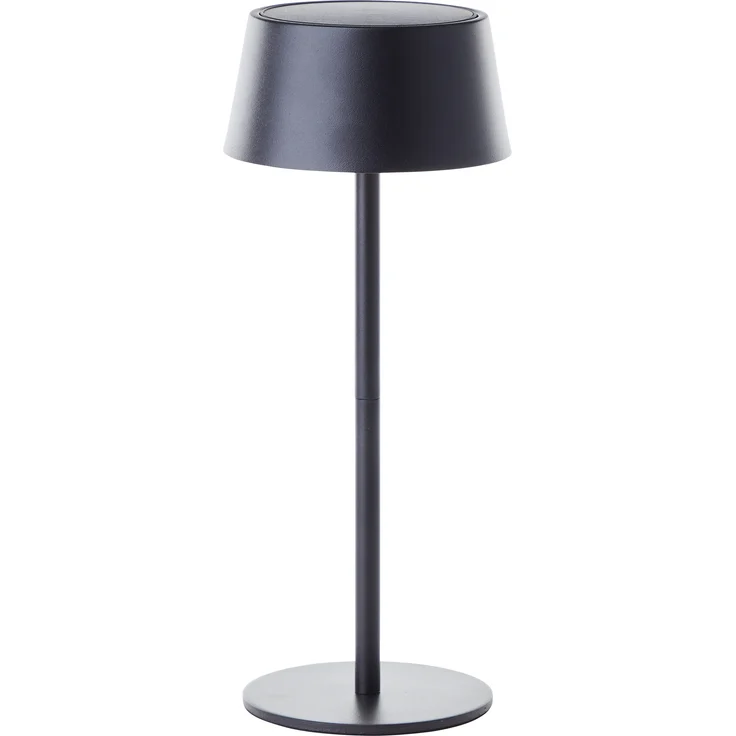Brilliant LED Außen-Tischleuchte Picco LED Außentischlampe Leuchte mit Solar in schwarz matt per USB ladbar – Bild 5