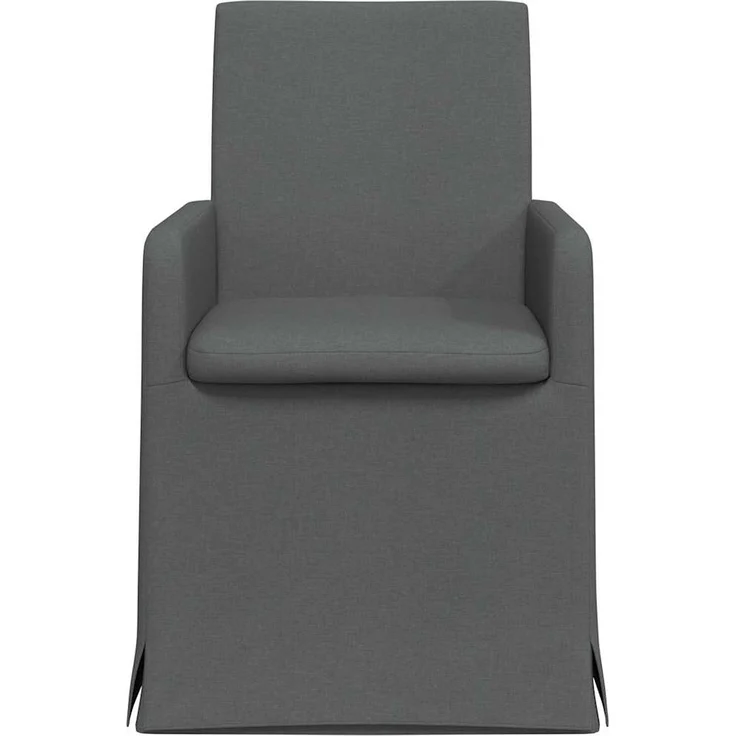vidaXL Esszimmerstühle 2 pcs Dunkelgrau 57 x 67 x 95 cm Stoff 42017904 – Bild 3