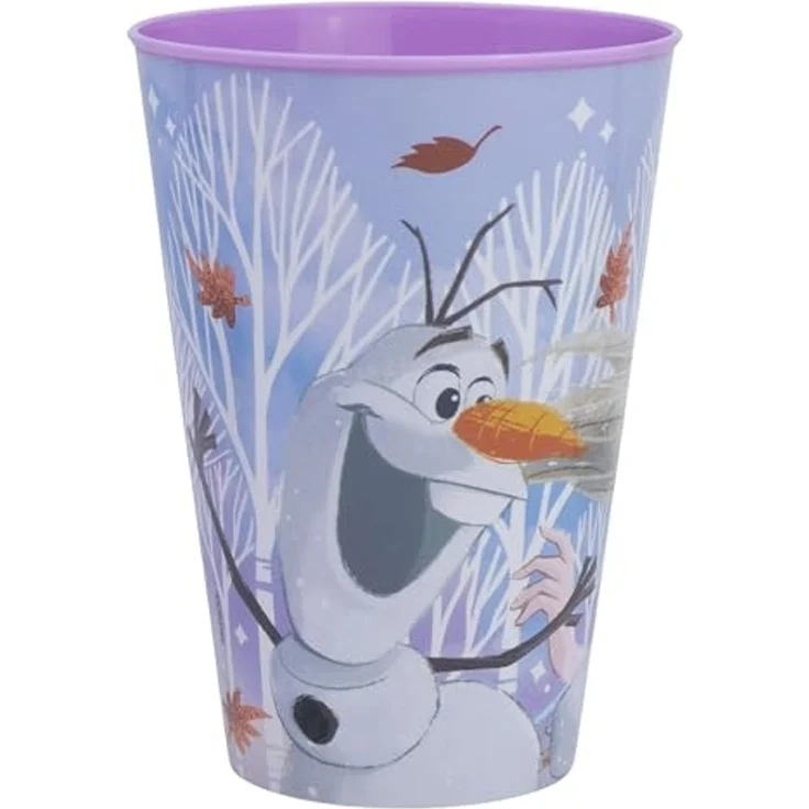 Storline Kinderbecher Disney Frozen 430 ml Trinkbecher für Kita & Frühstück, Plastik – Bild 2