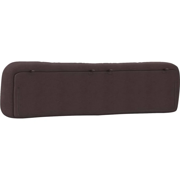 vidaXL Kopfteil-Kissen Dunkelbraun 200 cm Stoff 374619 – Bild 7