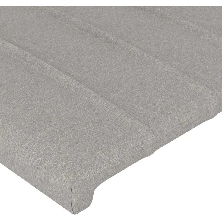 vidaXL Kopfteile 4 Stk. Hellgrau 72x5x78/88 cm Stoff 3116568 – Bild 4