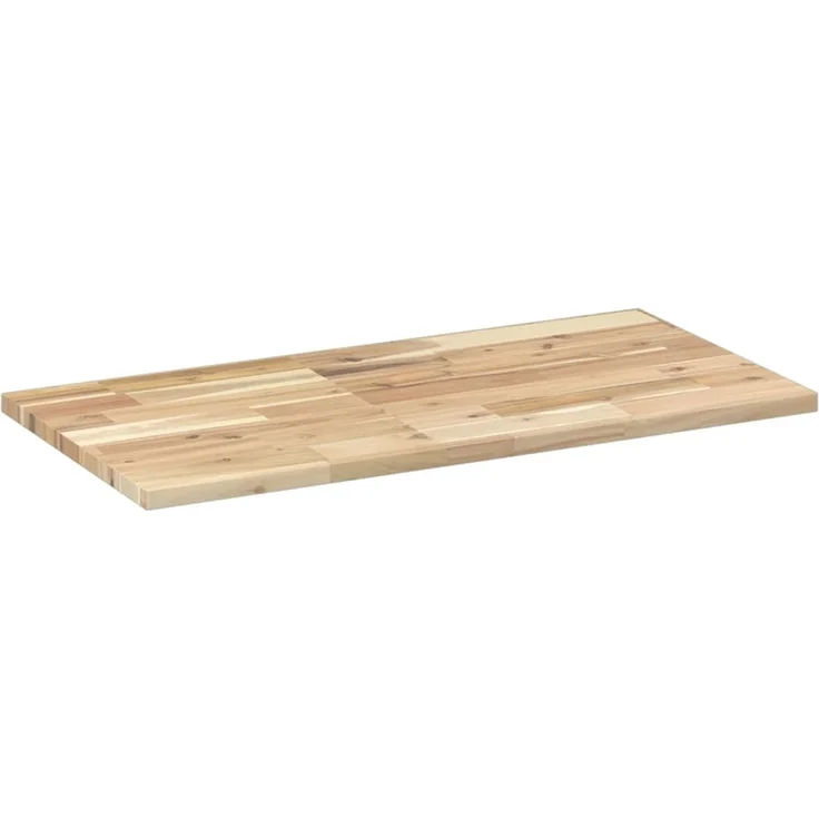 vidaXL Tischplatte 100x40x2 cm Rechteckig Massivholz Akazie 4008746 – Bild 7