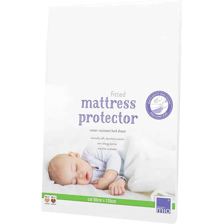 Bambino Mio, Wasserfestes Spannbettlaken für Babybett, wasserfest und waschbar, Babybett
