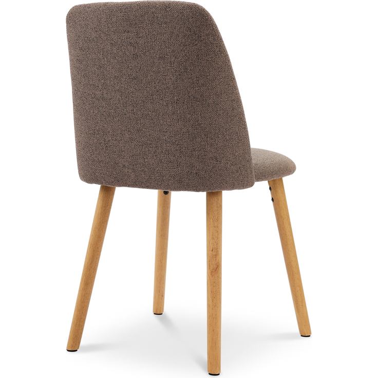 GOEURVANT 421 Esszimmerstühle 2er-Set, Webstoff - Mokkabraun – Bild 3