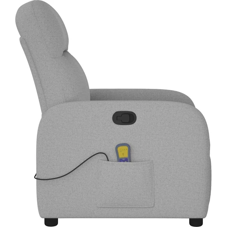 vidaXL Massagesessel Wolkengrau Stoff 4015541 – Bild 3