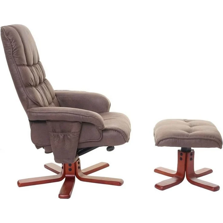 MCW Relaxsessel MCW-E30, 360° drehbar, Sessel durch Gewichtsverlagerung neigbar, inkl. Taschen – Bild 2