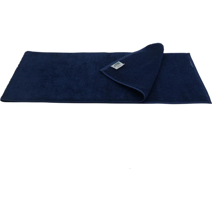 Sporthandtuch Fitness-Handtuch Baumwolle 30x145 cm marineblau
