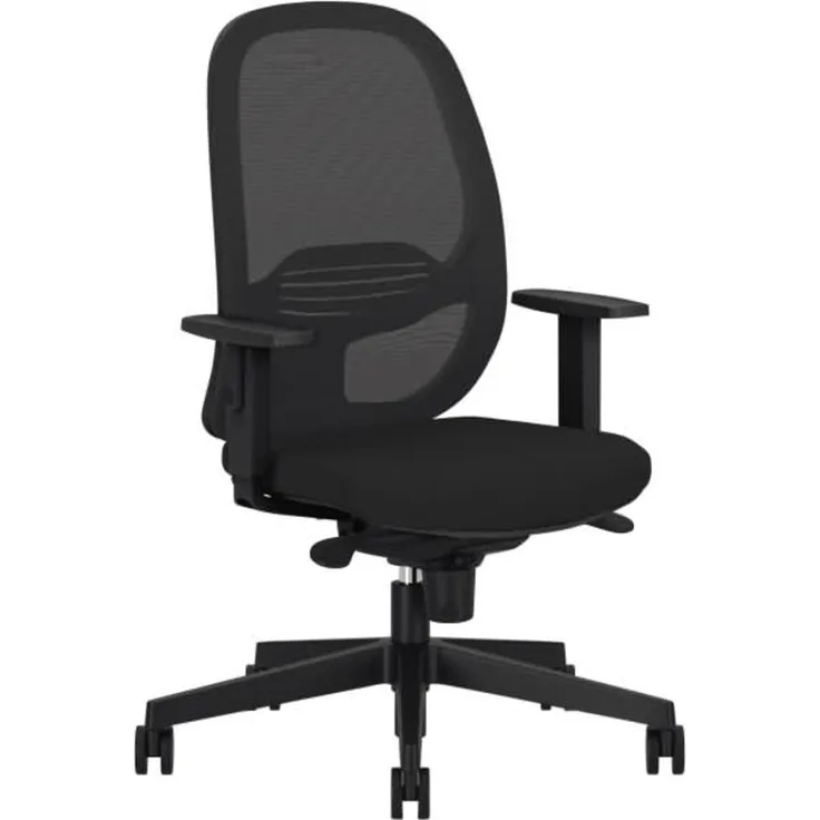 NowyStyl Bürodrehstuhl Eggy Armlehne schwarz/schwarz