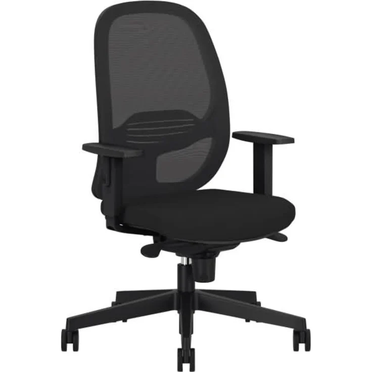 NowyStyl Bürodrehstuhl Eggy Armlehne schwarz/schwarz