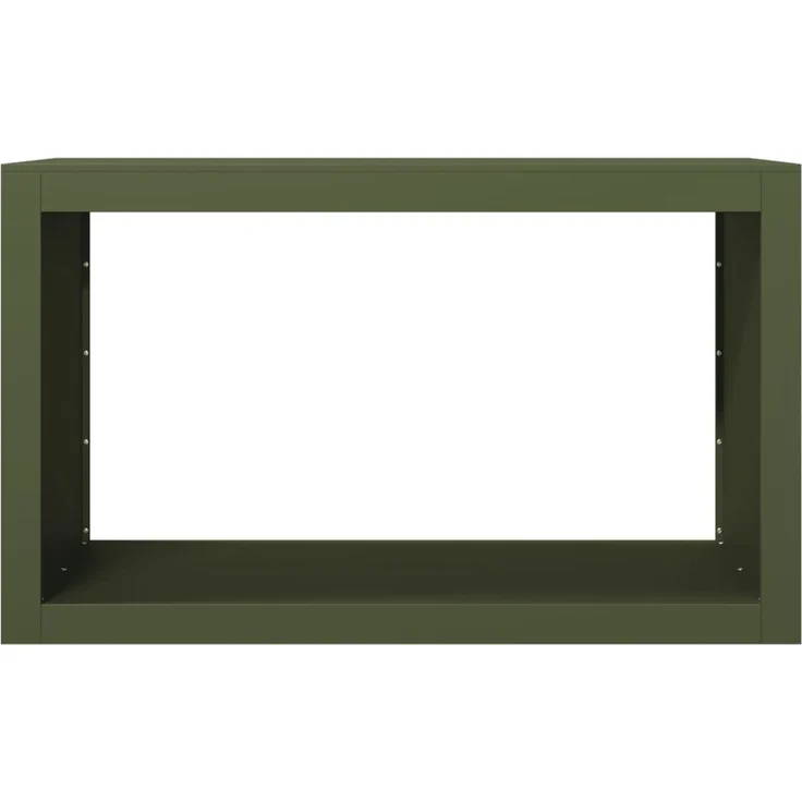 vidaXL Brennholzregal Grün 100x40x60 cm Stahl 850985 – Bild 3