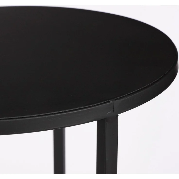 Mica Beistelltisch Quinty Ø 32 x H 50 cm schwarz – Bild 5