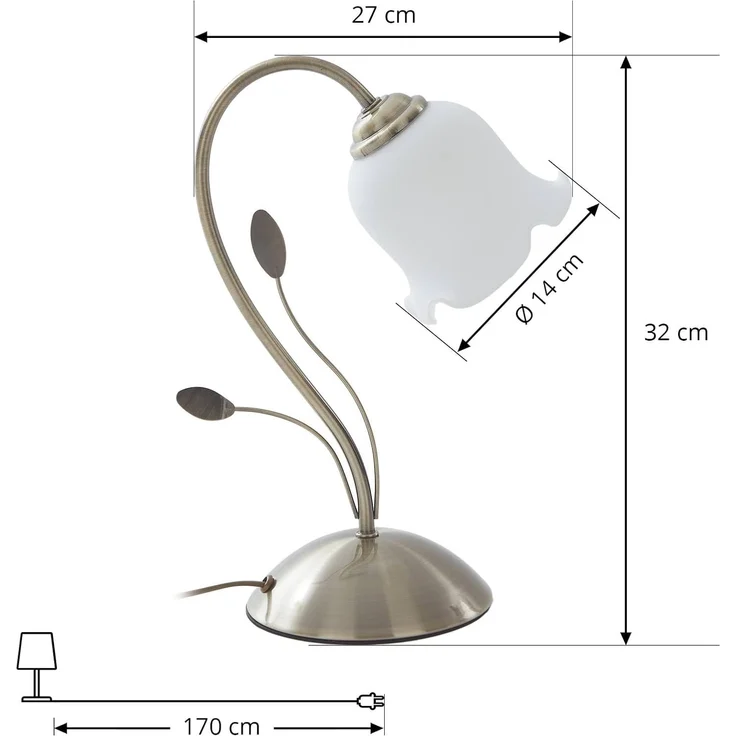 Lindby Tischleuchte Matea, 1 x 60 W – Bild 5